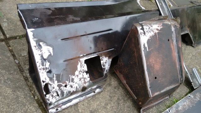 Worst of the rust removed