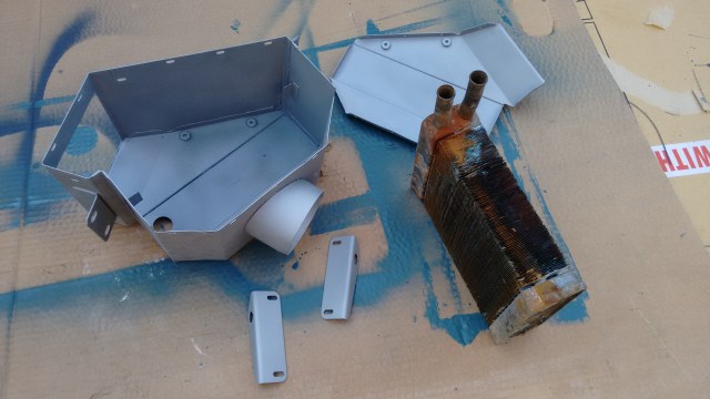 Heater matrix, refurb in progress