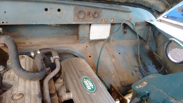 Bulkhead, surface rust