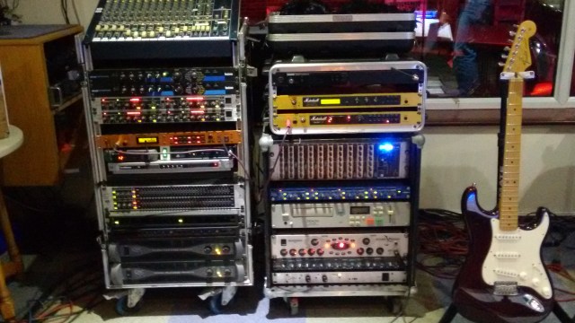 Mixer, guitar and bass preamps, vocal processors, power amps...