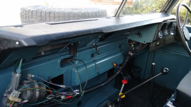 I painted the left-hand side marine blue