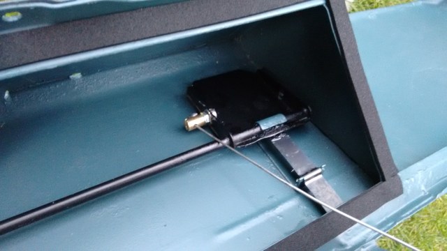 Foam sealing strip, flaps and springs greased and in place